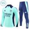 Arsenal Sweat d'Entraînement Quarter-Zip 2024-25 Bleue Pour Enfant